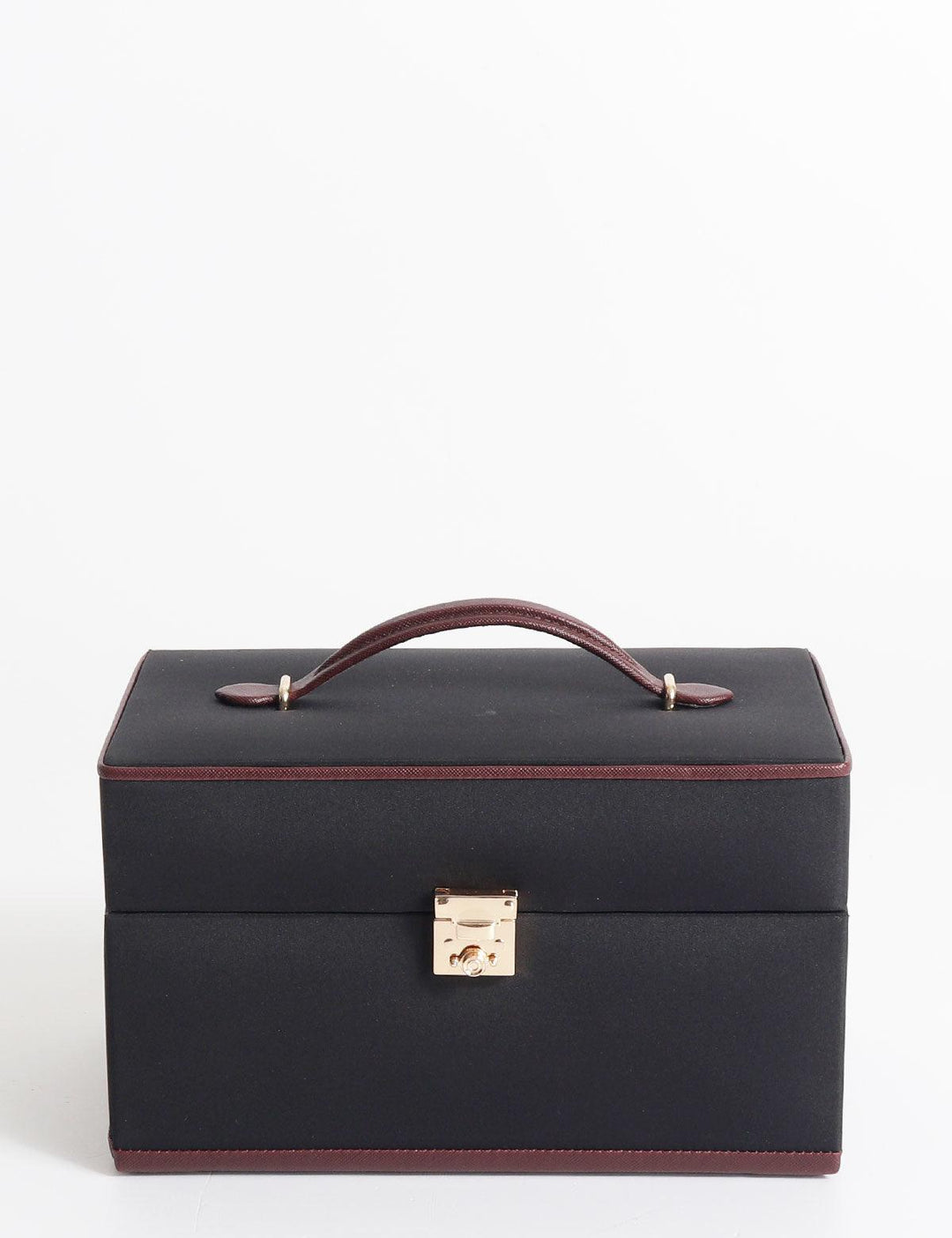 Friedrich23 smykkeskrin med kontrasterende kanter Sort 23334-2 - Capodagli 1937