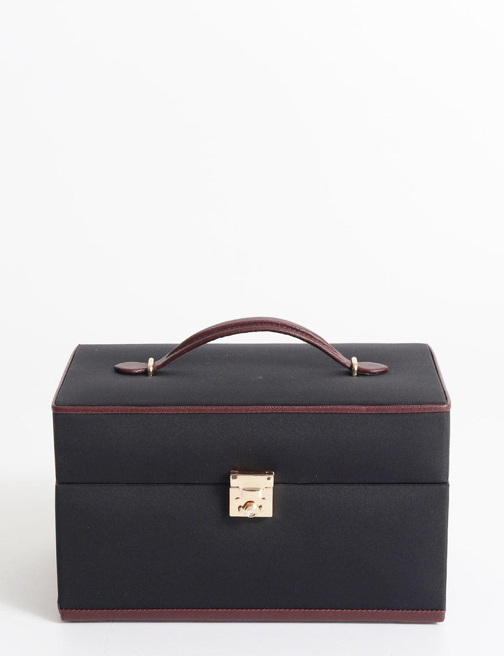 Friedrich23 smykkeskrin med kontrasterende kanter Sort 23334-2 - Capodagli 1937