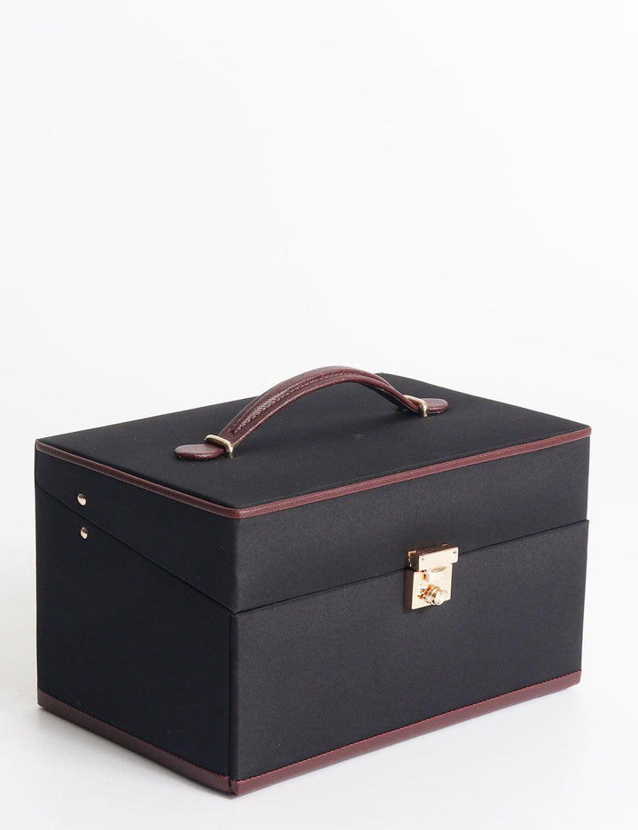 Friedrich23 smykkeskrin med kontrasterende kanter Sort 23334-2 - Capodagli 1937