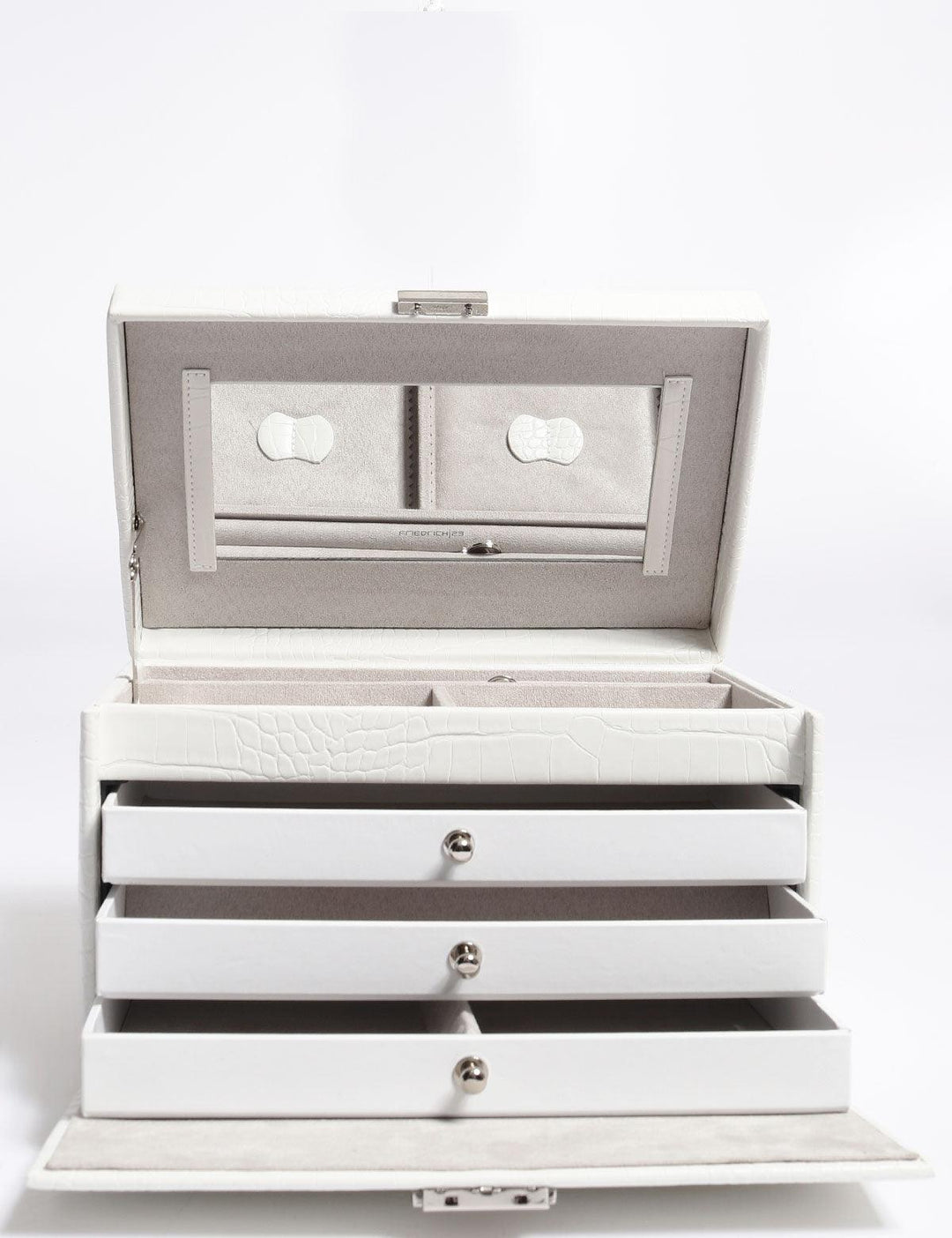 Friedrich23 Jolie 2.0 Caixa de joias branca 20135-1 - Capodagli 1937