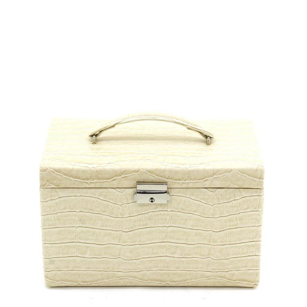 Friedrich23 Joyero beige con estampado de cocos 23254-30 - Capodagli 1937