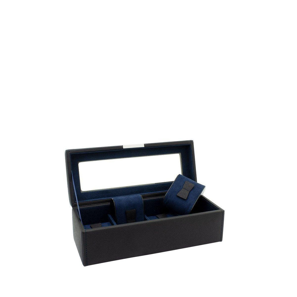 Caja para relojes Friedrich23 Bond de 4 plazas Negro 20115-2 - Capodagli 1937