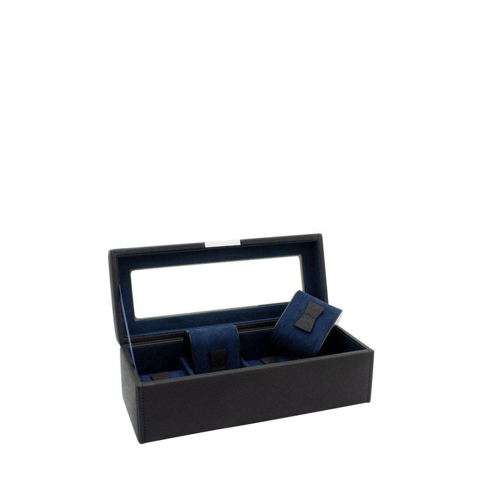 Caja para relojes Friedrich23 Bond de 4 plazas Negro 20115-2 - Capodagli 1937