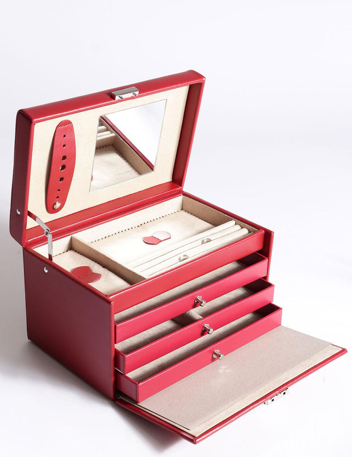 Friedrich23 Cordoba Rosso jewelry box 26217-4 - Capodagli 1937