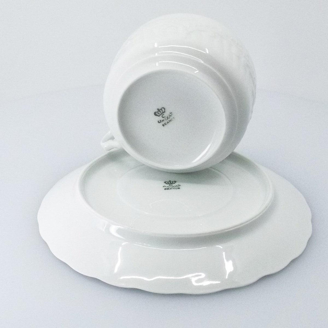 Serviciu de ceai 12 bucati din portelan de Limoges Franta A-2001-A - Gioielleria Capodagli