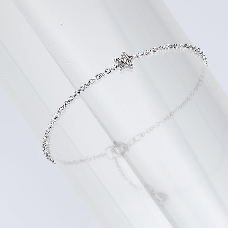 Pulseira Sidalo Stella em ouro branco 18kt com diamantes 0,03 quilates 0168-4BR - Capodagli 1937