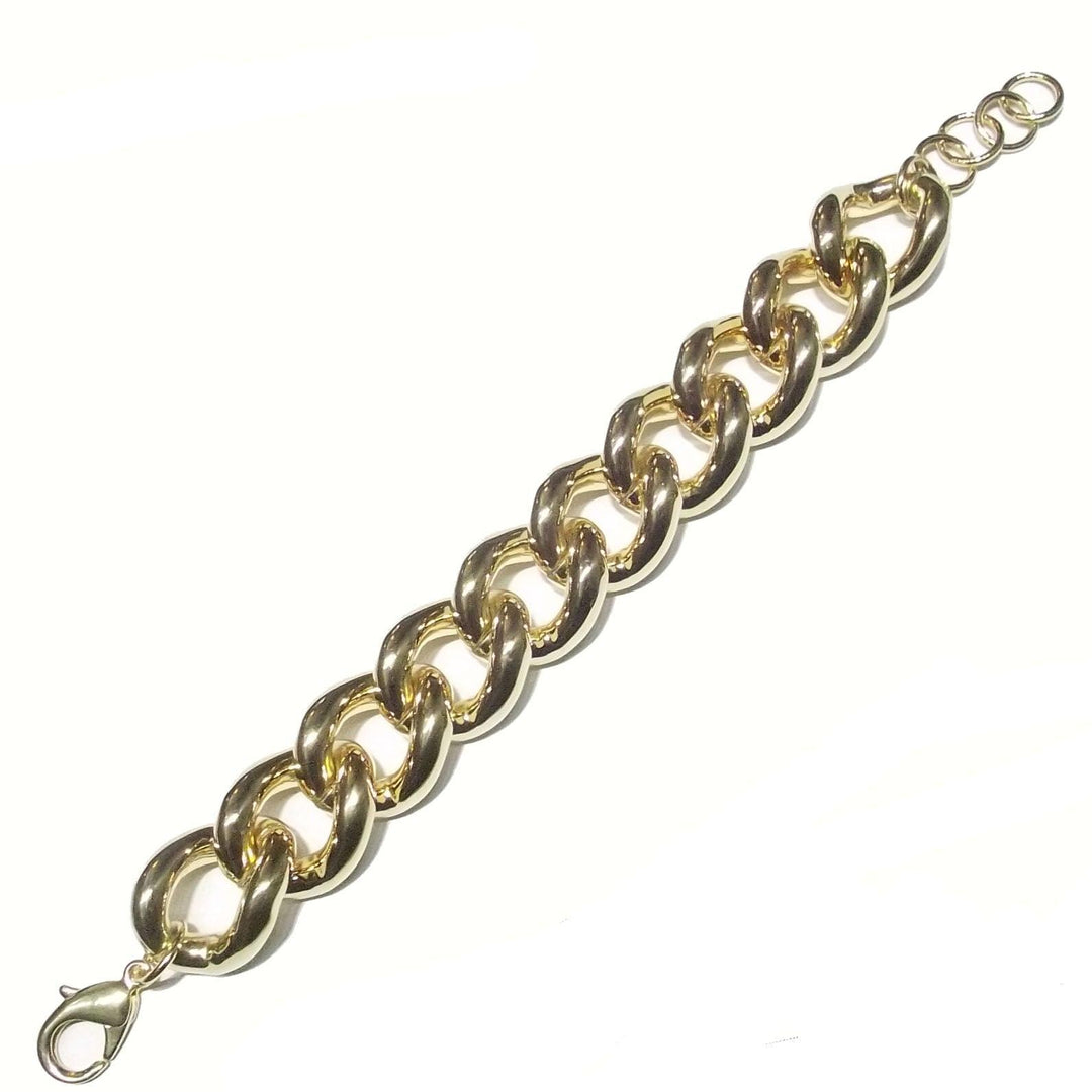 Sovrani Chain armbånd Fashion Mood Collection bronze PVD finish gult guld J6076 - Capodagli 1937
