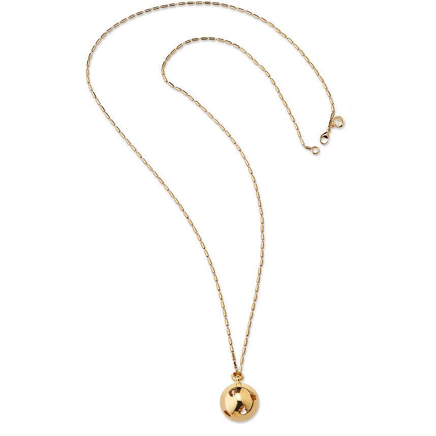 Sovrani halskæde kaldende engle med hjerter 90cm forgyldt bronze Harmony J4488 - Capodagli 1937