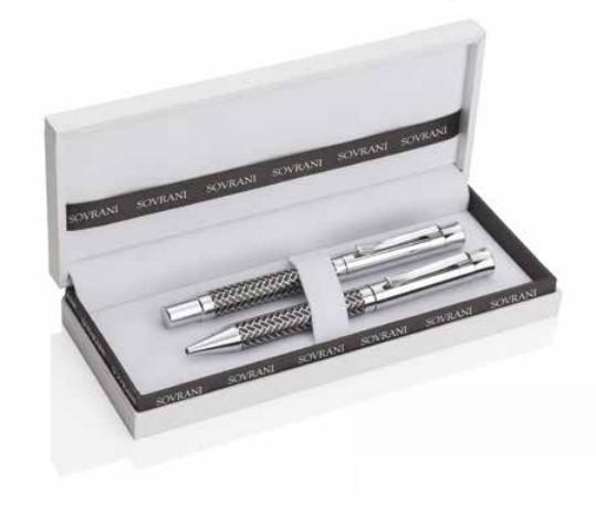 Zestaw Sovrani długopis + stalowy wałek W2920 - Gioielleria Capodagli
