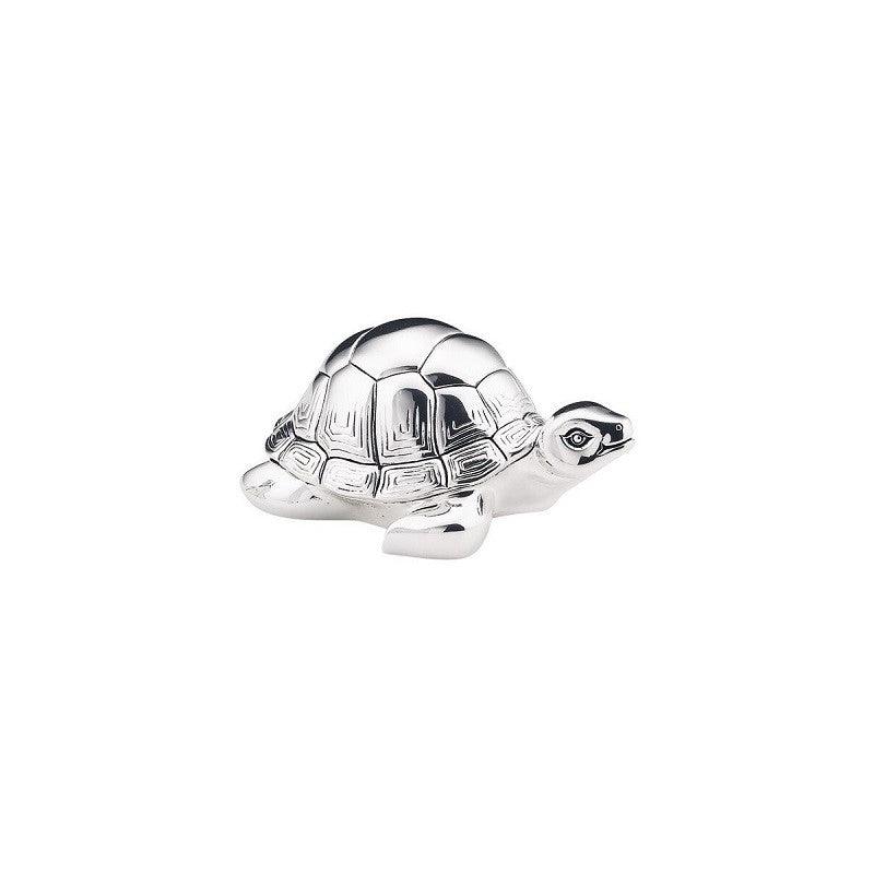 Sovrani posrebrzana żywiczna ozdoba z żółwiem 5,5 cm R 258 ​​​​- Capodagli 1937