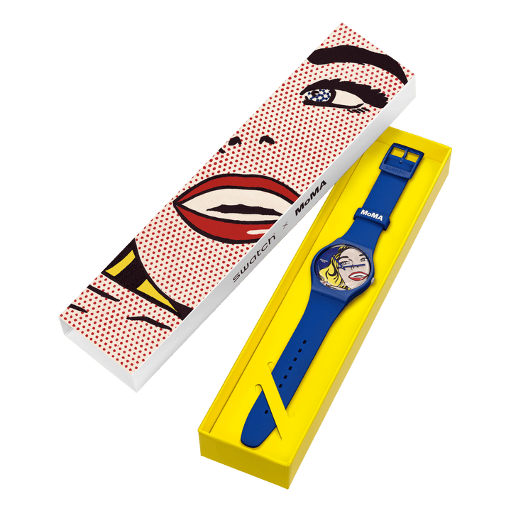 Swatch ur Girl af Roy Lichtenstein Special Edition Moma Originals New Gent 41mm SUOZ352 - Capodagli 1937