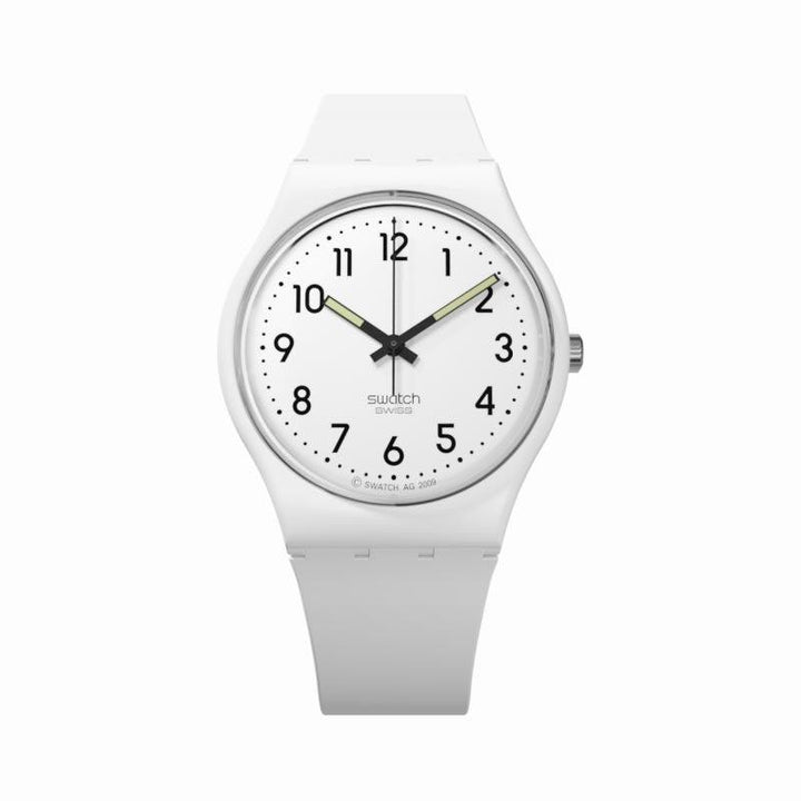 Swatch horloge JUST WHITE SOFT Originals Gent 34mm New Core GW151O - Gioielleria Capodagli