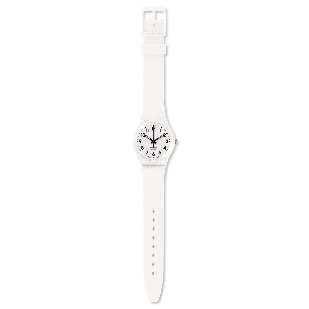 Swatch horloge JUST WHITE SOFT Originals Gent 34mm New Core GW151O - Gioielleria Capodagli