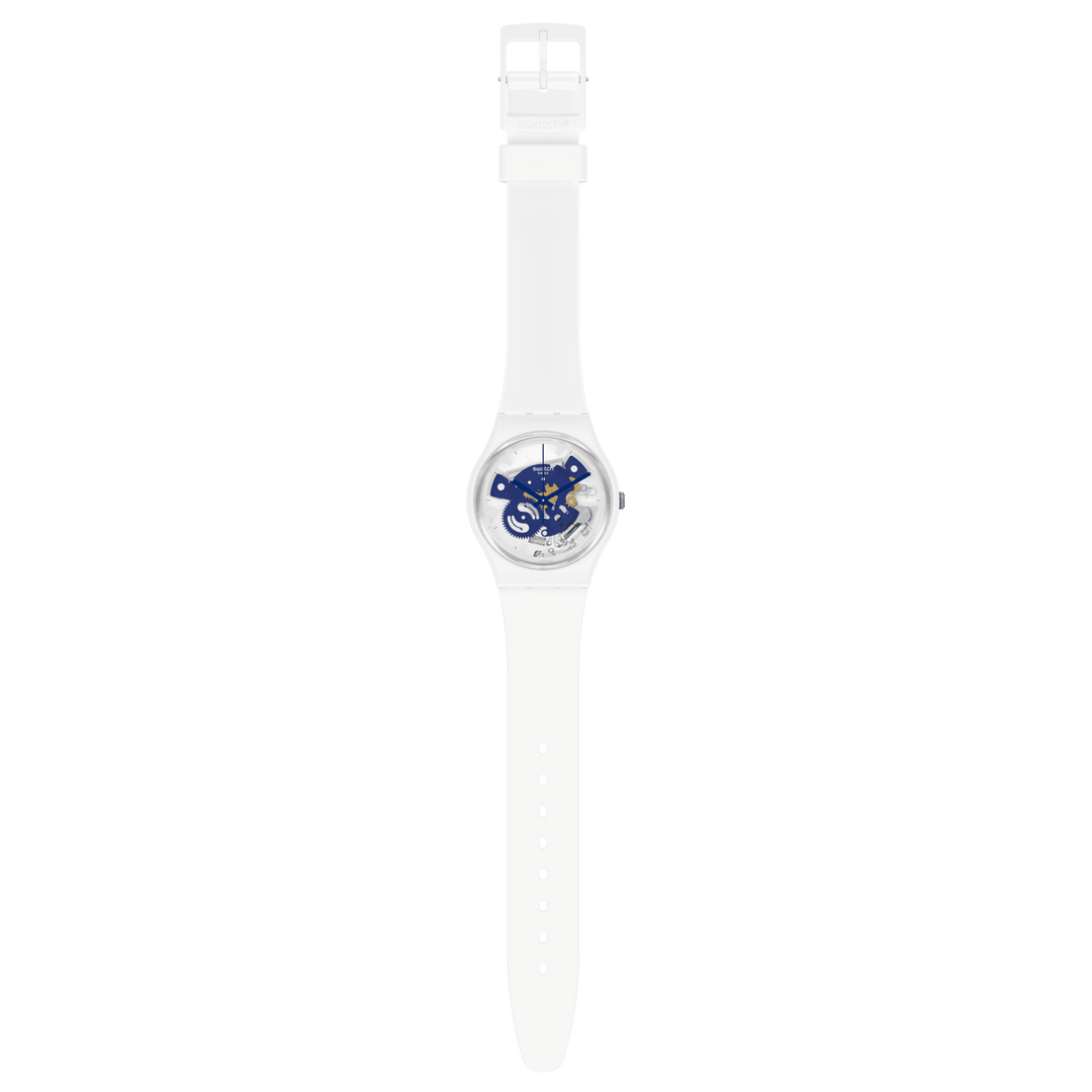 Swatch hodinky TIME TO BLUE SMALL Originals Gent Bioceramic 34mm SO31W103 - Capodagli 1937