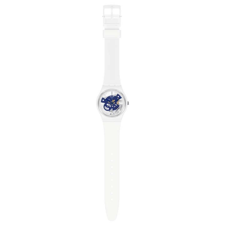 Swatch hodinky TIME TO BLUE SMALL Originals Gent Bioceramic 34mm SO31W103 - Capodagli 1937