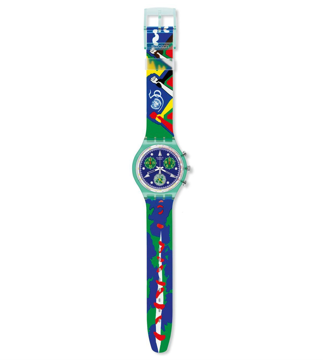 Swatch orologio UNLIMITED special edition United Nations Originals Chrono 37mm SCZ103 - Capodagli 1937