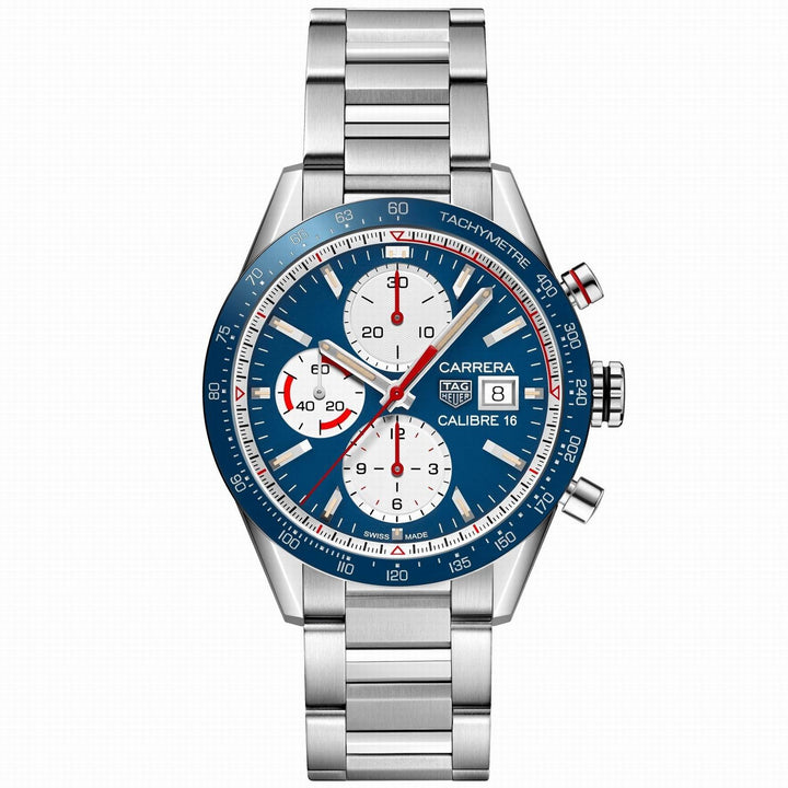 TAG Heuer óra Carrera Caliber 16 automata kronográf 41mm CV201AR.BA0715 - Gioielleria Capodagli