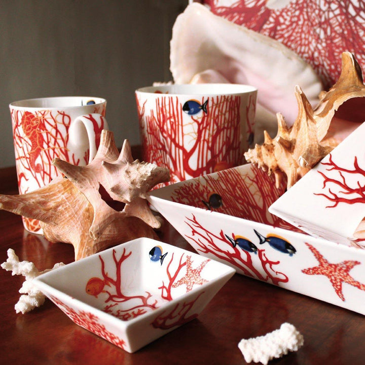 Taitù Schüssel Mare Übertopf groß, feines Bone China Porzellan 12-3-15 - Gioielleria Capodagli