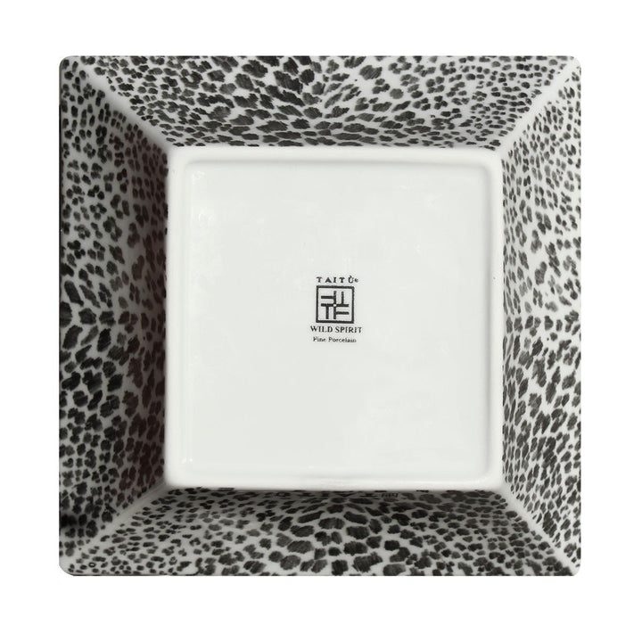 Taitù multifunctioneel medium luipaard Wild Spirit 17x17cm porselein 13-1-11-A - Gioielleria Capodagli