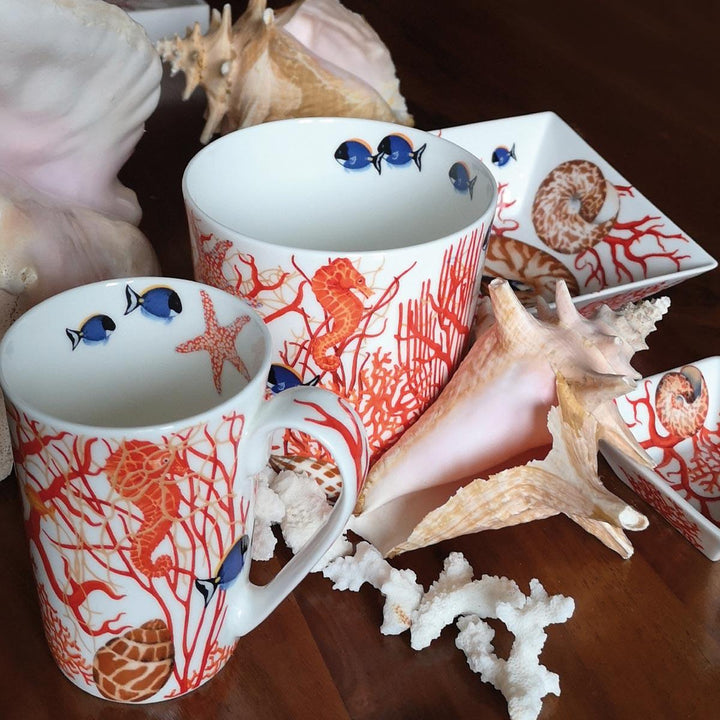 Taitù mug Mare fine bone porcelain 12-3-4 - Gioielleria Capodagli