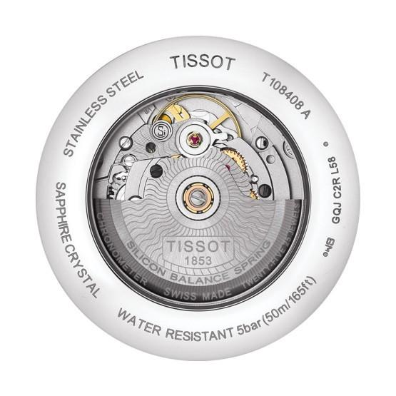 Tissot Uhr Ballade Powermatic 80 COSC 41 mm Silber Automatik Stahl T108.408.11.037.00 - Gioielleria Capodagli