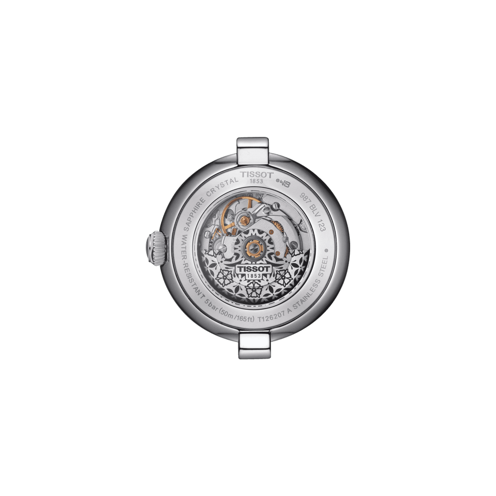 Reloj Tissot Bellissima Automatic 29mm blanco automático acero T126.207.11.013.00 - Capodagli 1937
