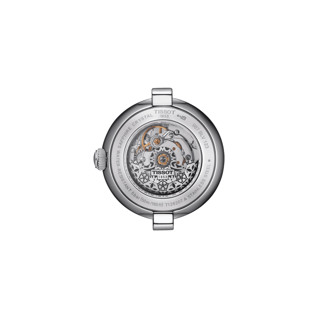 Reloj Tissot Bellissima Automatic 29mm blanco automático acero T126.207.11.013.00 - Capodagli 1937