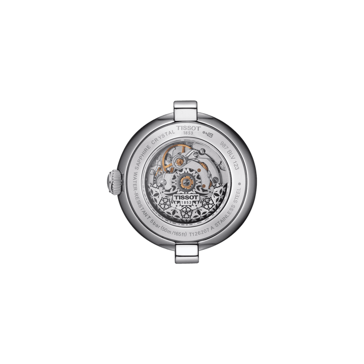 Reloj Tissot Bellissima Automatic 29mm blanco automático acero T126.207.11.013.00 - Capodagli 1937