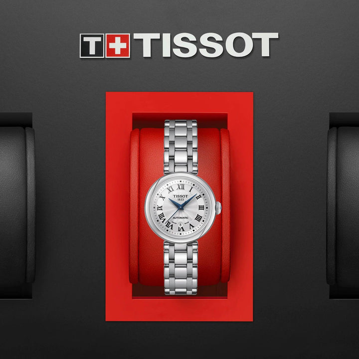 Reloj Tissot Bellissima Automatic 29mm blanco automático acero T126.207.11.013.00 - Capodagli 1937