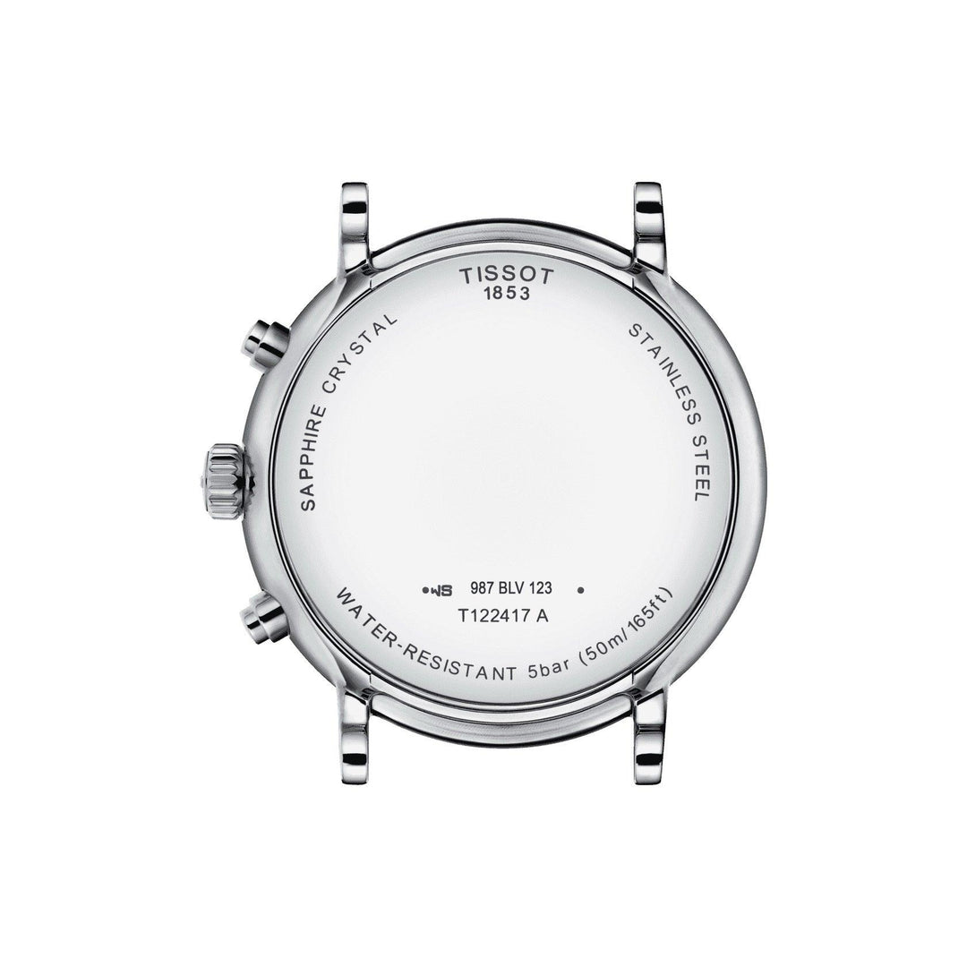 Tissot ur Carson Premium Chronograph 41mm sølvkvartsstål T122.417.16.033.00 - Capodagli 1937
