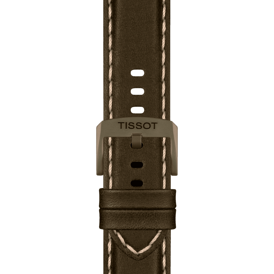 Zegarek Tissot Chrono XL 45mm khaki kwarcowa stal khaki wykończenie PVD T116.617.36.092.00 - Capodagli 1937