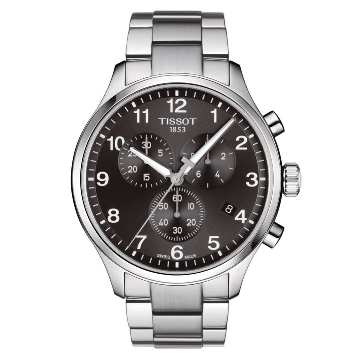 Tissot ur Chrono XL Classic 45mm sort kvartsstål T116.617.11.057.01 - Capodagli 1937