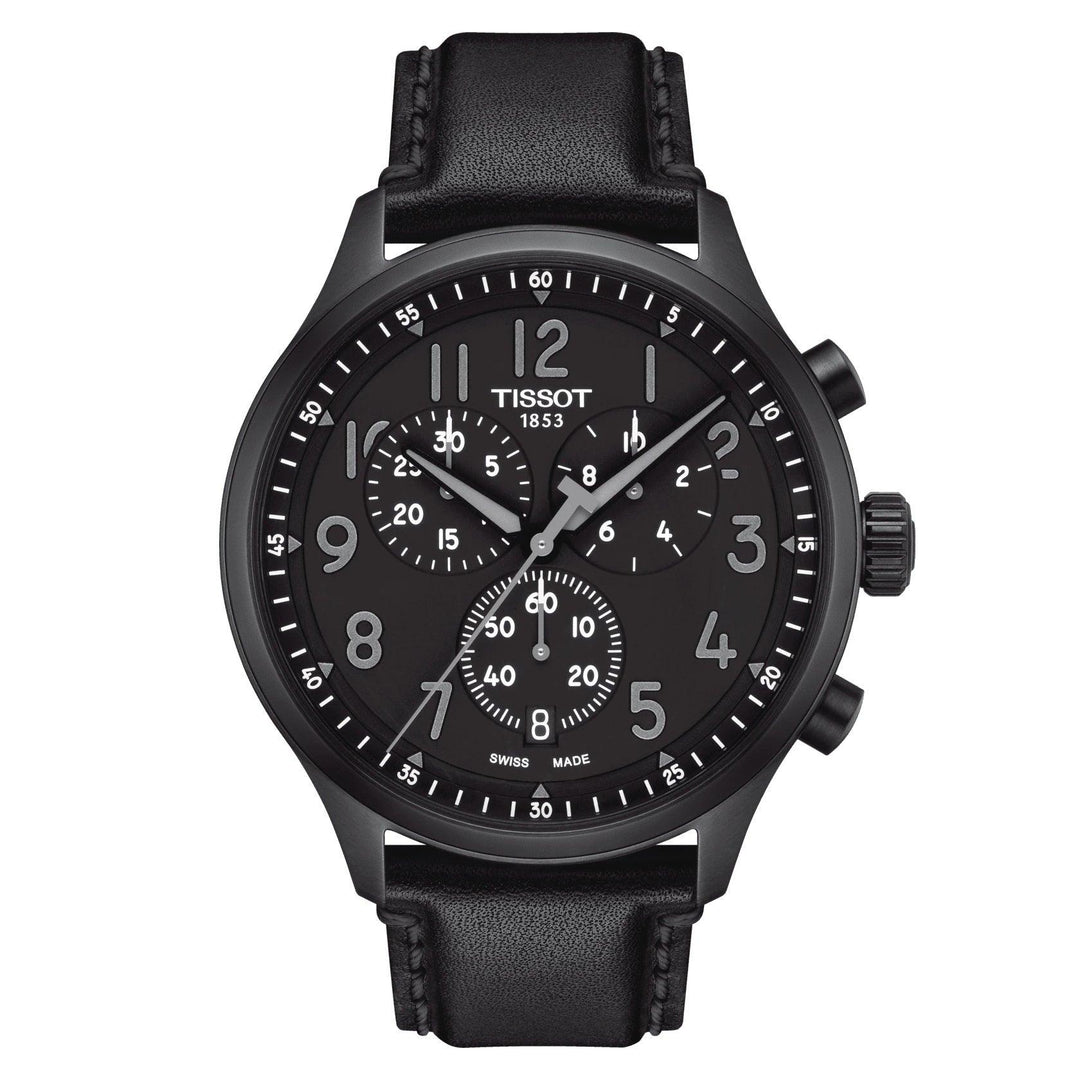 Reloj Tissot Chrono XL Vintage 45mm acero cuarzo negro acabado PVD negro T116.617.36.052.00 - Capodagli 1937