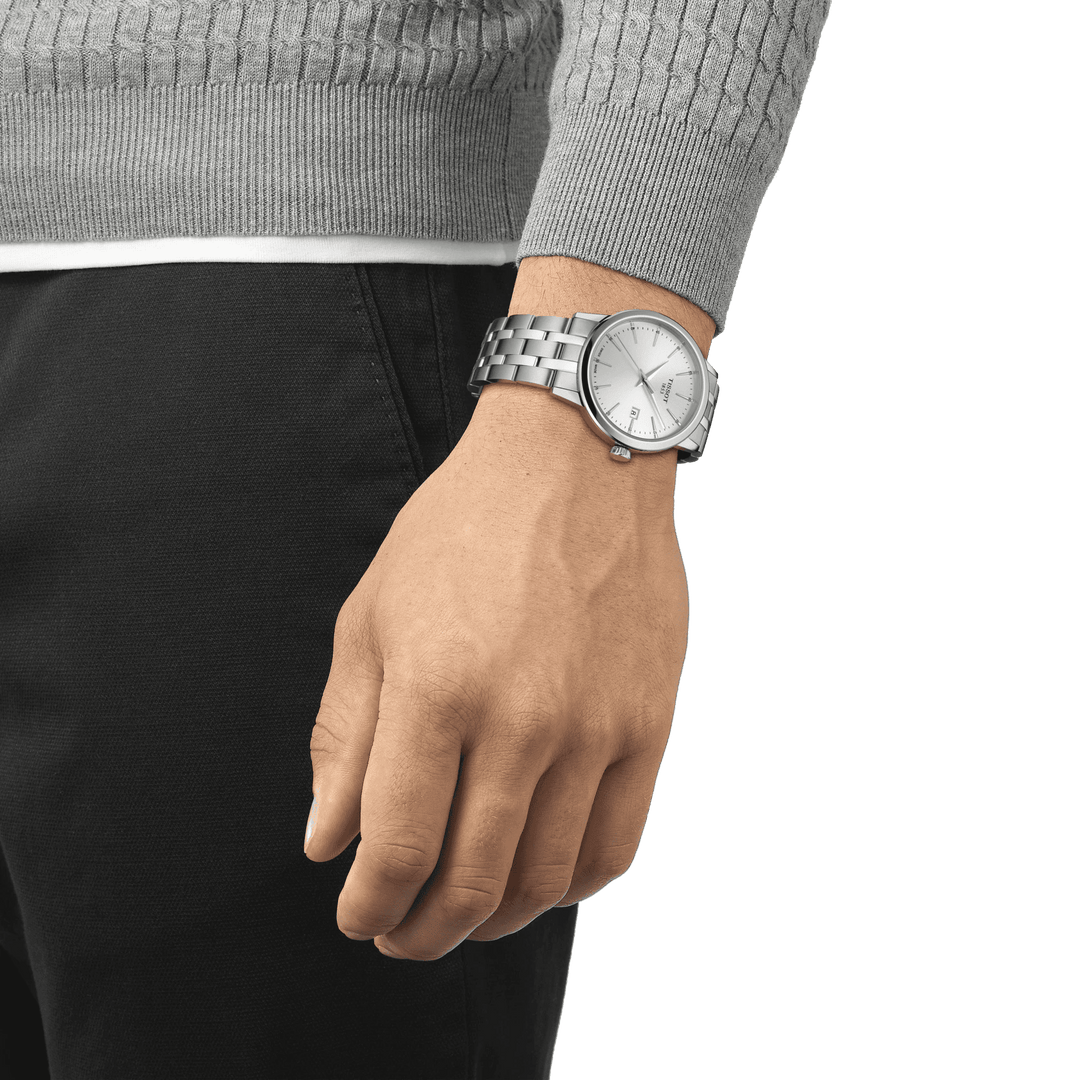 Tissot kello Classic Dream 42mm hopea kvartsiteräs T129.410.11.031.00 - Capodagli 1937