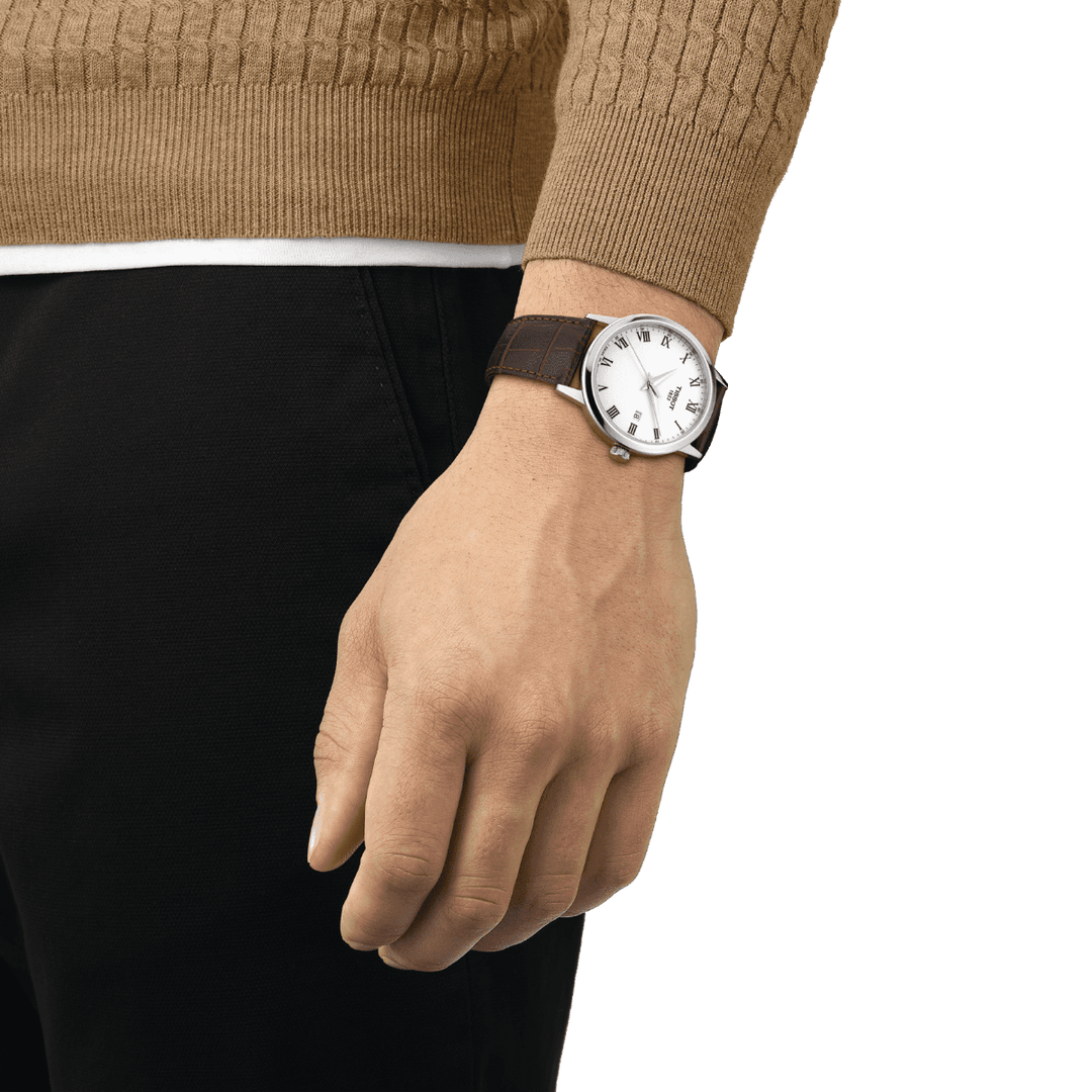 Relógio Tissot Classic Dream 42mm aço quartzo branco T129.410.16.013.00 - Gioielleria Capodagli