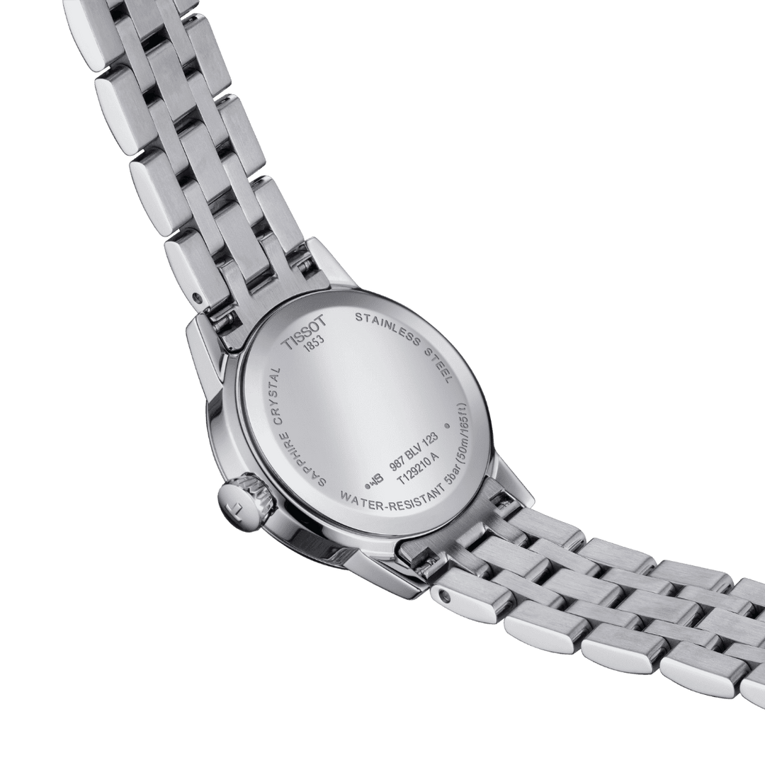 Tissot horloge Classic Dream Lady 28mm wit quartz staal T129.210.11.013.00 - Gioielleria Capodagli