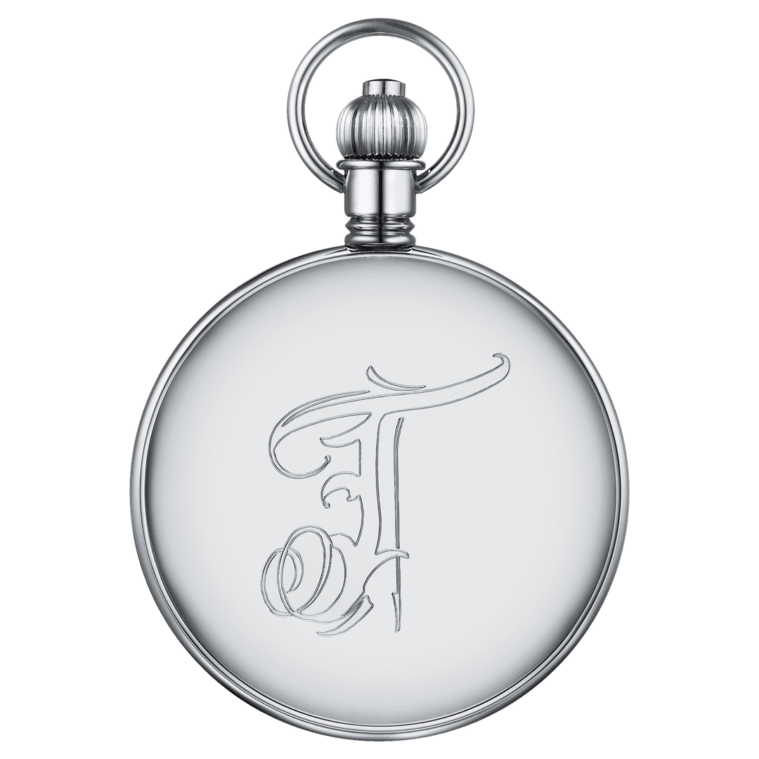 Reloj de bolsillo mecánico Tissot Savonette 52 mm plata de cuerda manual latón con acabado paladio T864.405.99.033.00 - Gioielleria Capodagli