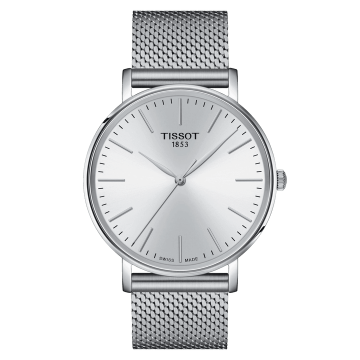 Tissot Everytime ur 40mm sølv kvartsstål T143.410.11.011.00 - Capodagli 1937