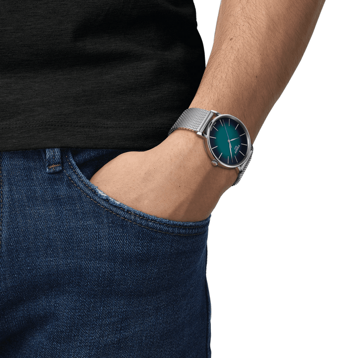 Tissot Everytime Uhr 40 mm grüner Quarzstahl T143.410.11.091.00 – Capodagli 1937