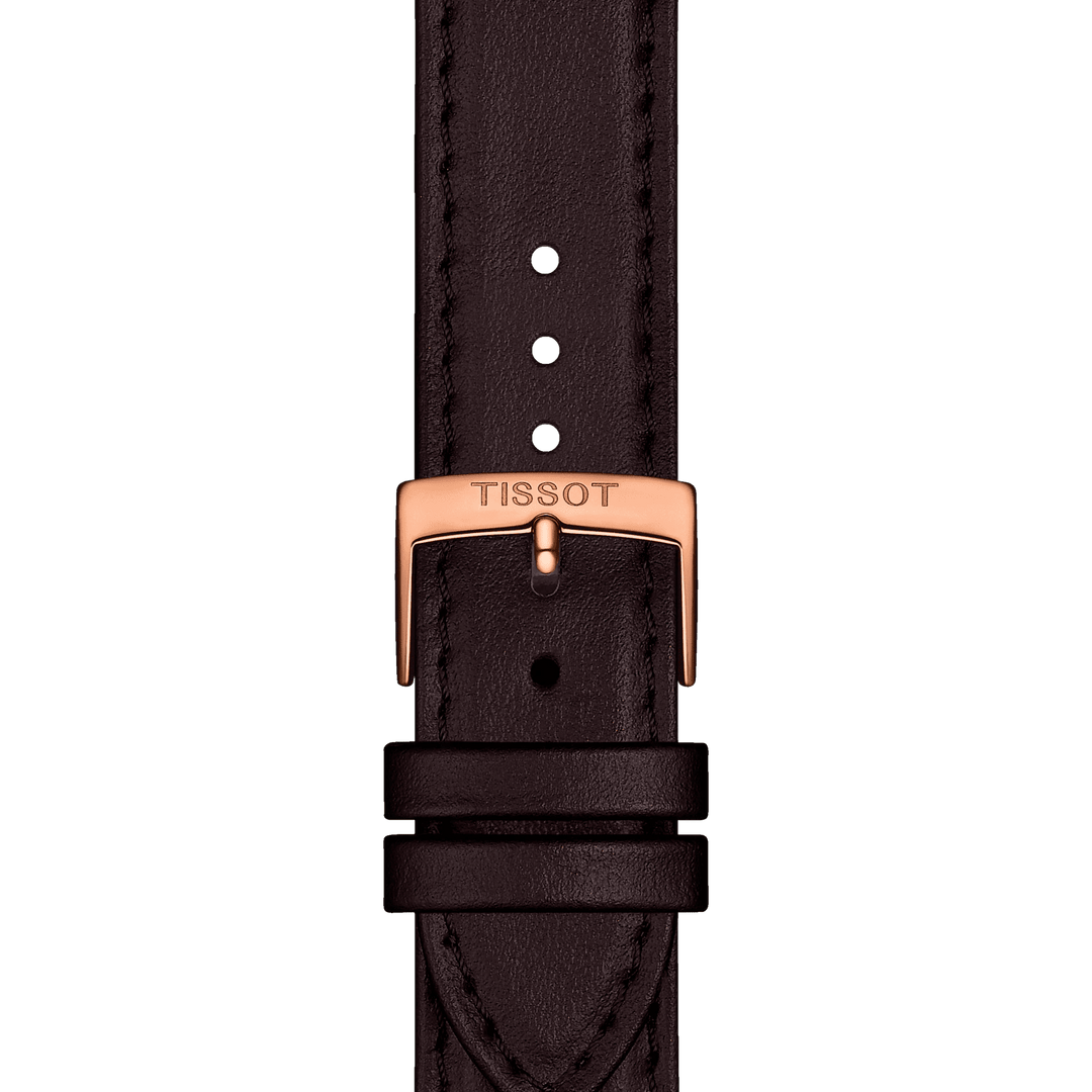 Zegarek Tissot Everytime Gent 40mm srebrna stal kwarcowa PVD wykończenie w kolorze różowego złota T143.410.36.011.00 - Capodagli 1937