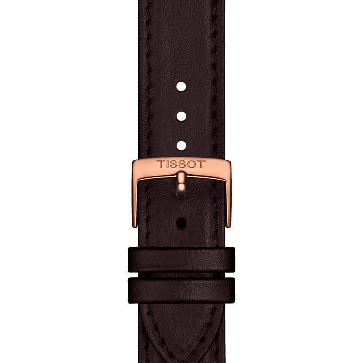 Zegarek Tissot Everytime Gent 40mm srebrna stal kwarcowa PVD wykończenie w kolorze różowego złota T143.410.36.011.00 - Capodagli 1937