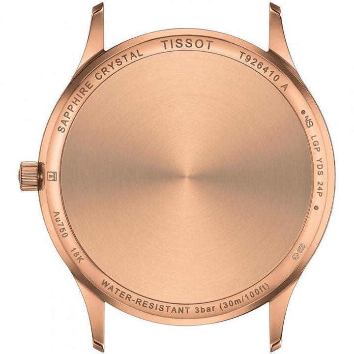 Tissot Excellence klocka 40mm silverkvarts 18kt roséguld T926.410.76.013.00 - Capodagli 1937