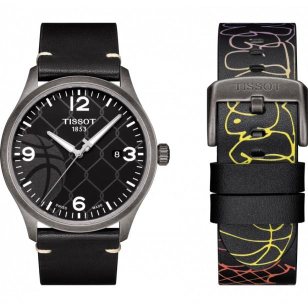 Tissot watch Gent XL 3x3 Street Basketball 42mm quartz double strap T116.410.36.067.00 - Gioielleria Capodagli