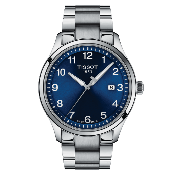 Tissot hodinky Gent XL Classic 42mm modrá křemenná ocel T116.410.11.047.00 - Capodagli 1937