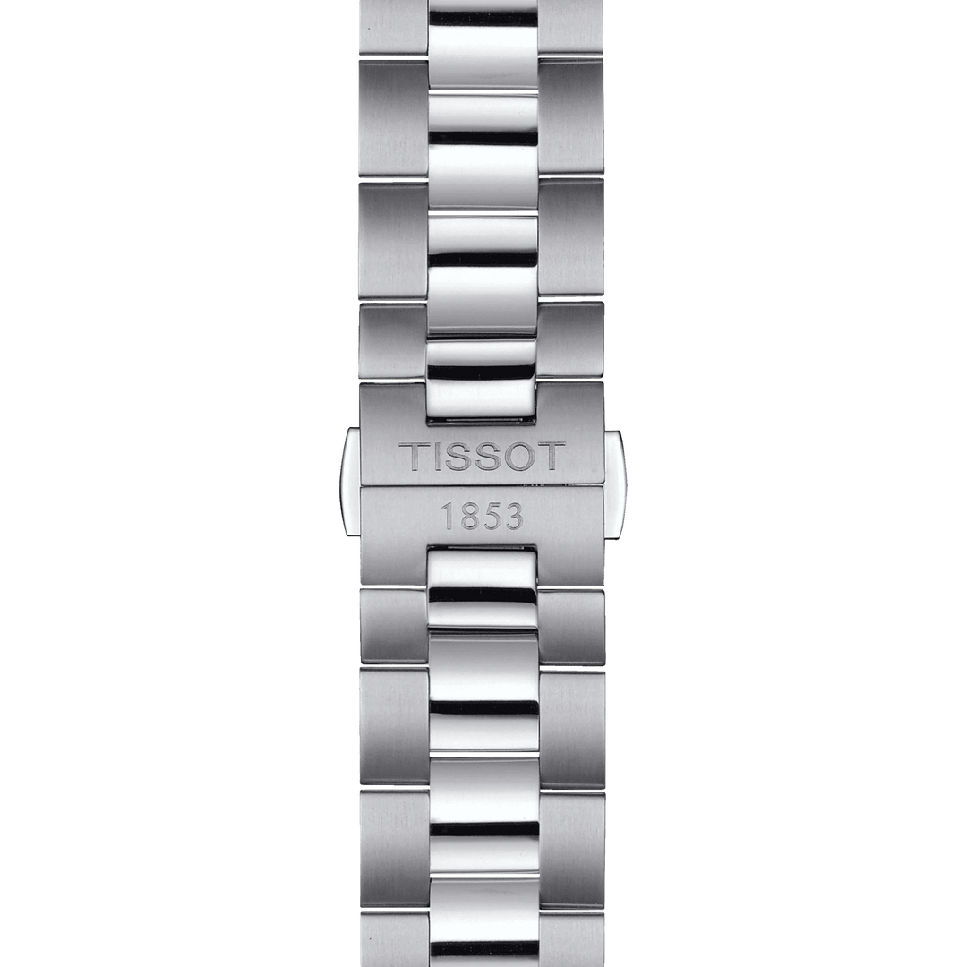 Reloj Tissot Gentleman Powermatic 80 Open Heart 40mm plata automático acero T127.407.11.031.01 - Capodagli 1937