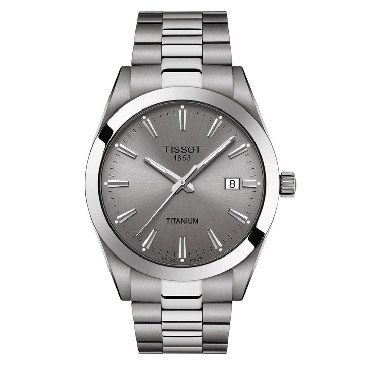 Tissot ur Gentleman Titanium 40mm antracit quartz titanium T127.410.44.081.00 - Capodagli 1937