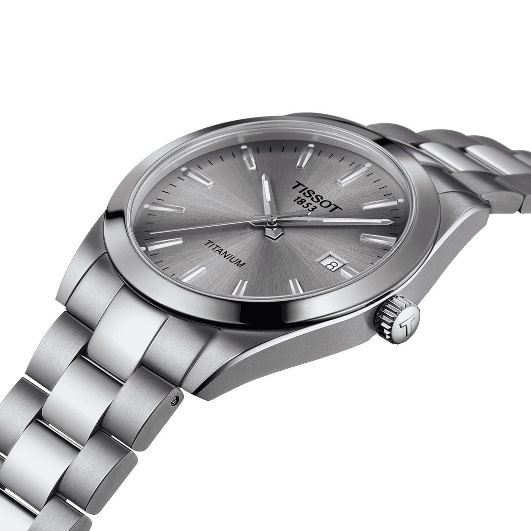 Tissot ur Gentleman Titanium 40mm antracit quartz titanium T127.410.44.081.00 - Capodagli 1937