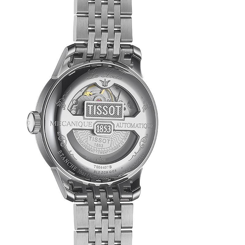 Tissot-Uhr Le Locle Powermatic 80 39,3 mm silberfarbener Automatikstahl T006.407.11.033.00 – Gioielleria Capodagli