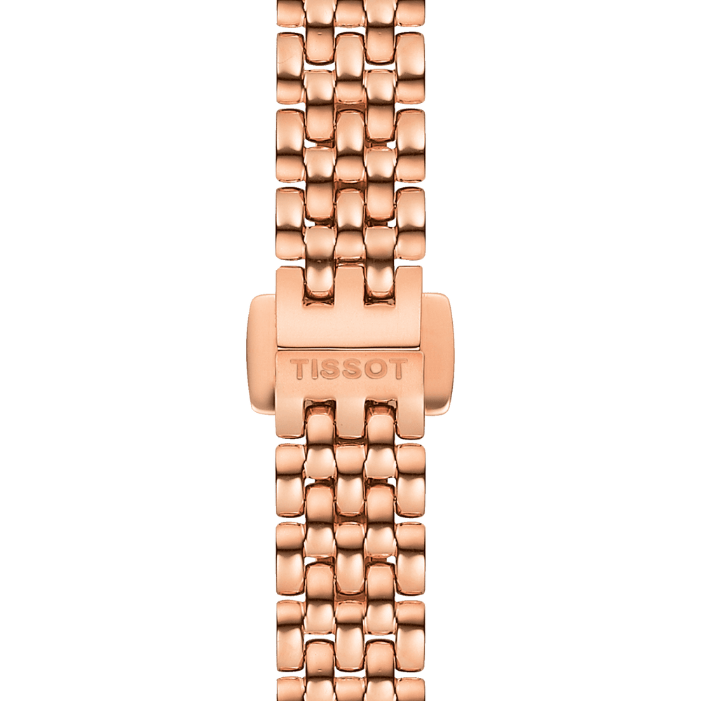 Reloj Tissot Lovely 19.50mm nácar cuarzo acero PVD acabado oro rosa T058.009.33.111.00 - Gioielleria Capodagli