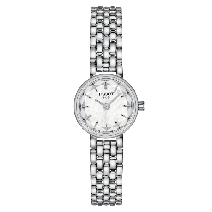 Tissot ur Lovely Round 19,5mm perlemor kvartsstål T140.009.11.111.00 - Capodagli 1937